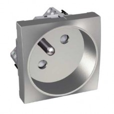 Prise 2P T 45 90 ROTOCLIP aluminium