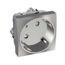 Prise 2P T standard allemand standard allemand aluminium