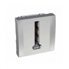 Prise téléphonique 8 contacts aluminium