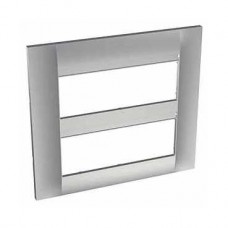 Plaque aluminium 2RG 3 fonctions juxtaposes