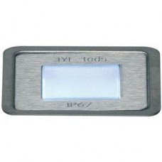 Eyeled carre inox/blanc fr