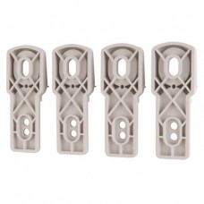 Pattes de fixation murale (4) - pour coffrets Plexo