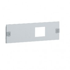 Plastron métal XL3 400 - pour 1 DPX 250 avec ou sans différentiel - horizontal - H 200