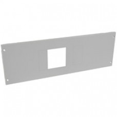 Plastron métal XL3 800/4000 - à vis - 1 DPX 250 - horiz - H 200 - 24 mod