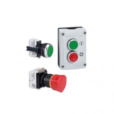 Bouton tournant non lum - molette - 3 posit. fixes - 90° 