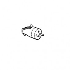 Fiche droite ML - IP44 - 16 A - 200/250 V~ - 2P+T - brochage dom - plast