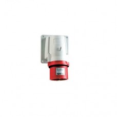Socle de connecteur P17 - IP44 - 32 A - 380/415 V~ - 3P+T - plast