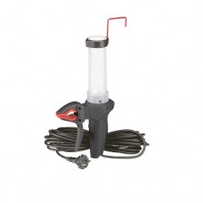 Baladeuse chantier 230 V - 26 W fluorescent - fiche 2P - avec pince et interrupteur