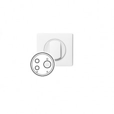 Enjoliveur gauche Céliane pr réf. 672 41/42 - simple - éclairage et différentiel  sonore -Blanc