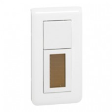 Commande de variation Radio/Zigbee - Mosaic - 1 direction - blanc