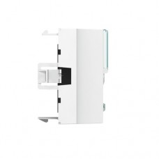 Traversée cuivre Mosaic - Cat.6 UTP - 8 contacts - 2 modules - blanc