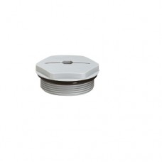 Bouchon plastique - IP68 - pour PE ISO 40 - RAL 7001