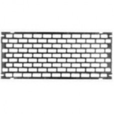 Platine perforée haut. 150 mm - pour coffret XL³ 125 18 modules - Haut 150 mm