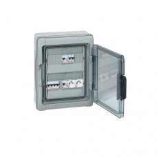 Coffrets DTU - 376x312x143 mmm - IP 65 - 1x32 A - arrivée sur bornier