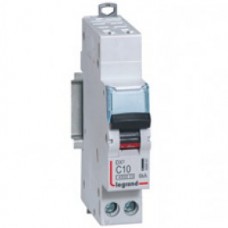 Disjoncteur DX³ 4500 - auto/vis - U+N 230V~ 16A - 6kA - courbe C - départ