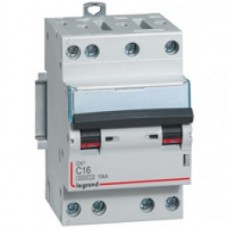 Disjoncteur DX³ 6000 -vis/vis- 4P- 400V~-1A-10kA-courbeC-départ-peigne HX³ trad 4P Legrand