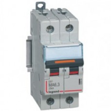 Disjoncteur DX³ MA-vis/vis-2P-230/400V~-12,5A-25kA-magnétique seul-protect départ Legrand