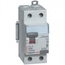 Interrupteur différentiel DX³-ID - vis/vis - 2P- 230V~-40A - type AC - 30mA - départ bas