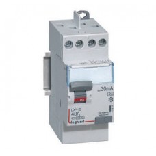 Interrupteur différentiel DX³-ID - vis/vis - 2P- 230V~-40A - type A - 30mA - départ bas