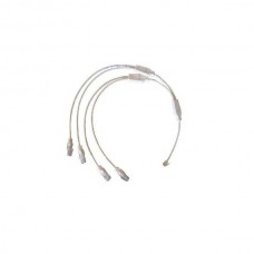 Cordon quadruple RJ 45 téléphone - pour coffrets basiques avec brassage