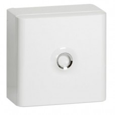 Coffret multimédia basique équipé avec brassage - équipé et précâblé 8 prises RJ 45