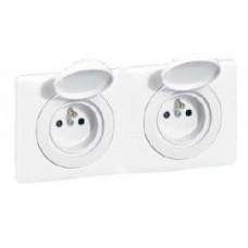 LEGRAND double prise de courant 2p+t 16A complet