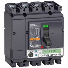 Disjoncteur NSX250R - Micrologic 6.2 E - 160 A - 4 P 4d