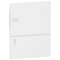 Coffret 1 rangée 6M encastré PP avec bornier de terre
