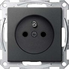 Prise broche t. protec.-Anthracite