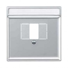 Enjoliveur de prise HP avec ouverture rectangulaire aluminium