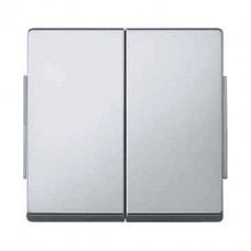 Enjoliveur pour interrupteur double allumage aluminium