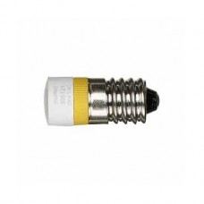 Lampe à LED E 10 CA 230V jaune