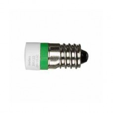 Lampe à LED E 10 CA 230V vert