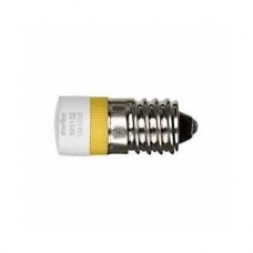 Lampe à LED E 10 CA 24V jaune