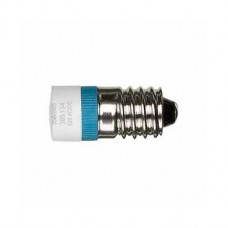 Lampe à LED E 10 CA 24V bleu nuit