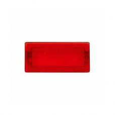 Pastilles pour enjoliveur simple lumineux translucide rouge sans pictogramme
