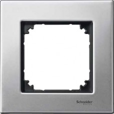 Plaque simple plan métal argent platine