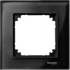 Plaque simple plan verre noir