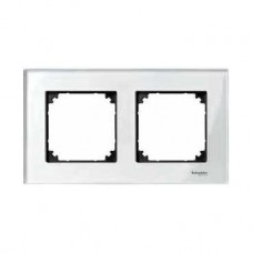 Plaque double plan verre blanc