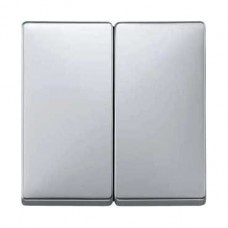 Enjoliveur pour interrupteur double allumage aluminium