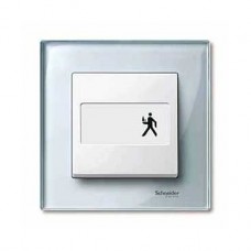 Enjoliveur large P E blanc brillant