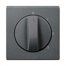 Enjoliveur pour interrupteur inverseur 3 positions + arrêt anthracite