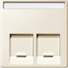 Plaque centrale double pour InfraPlus blanc brillant