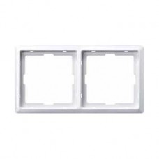 Plaque finition double blanc