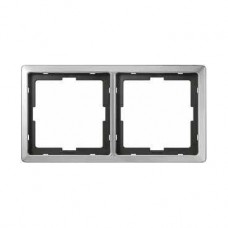 Plaque finition double acier