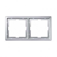 Plaque finition double aluminium