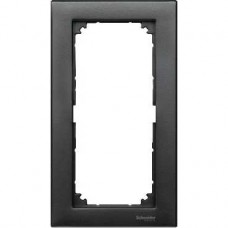 Plaque finition pour prise rasoir anthracite