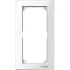 Plaque jumelle blanc brillant