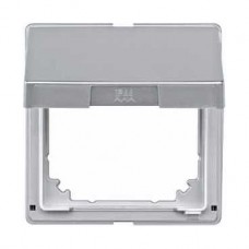 Adaptateur avec volet opaque aluminium