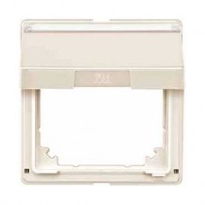 Adaptateur avec volet transparent sable